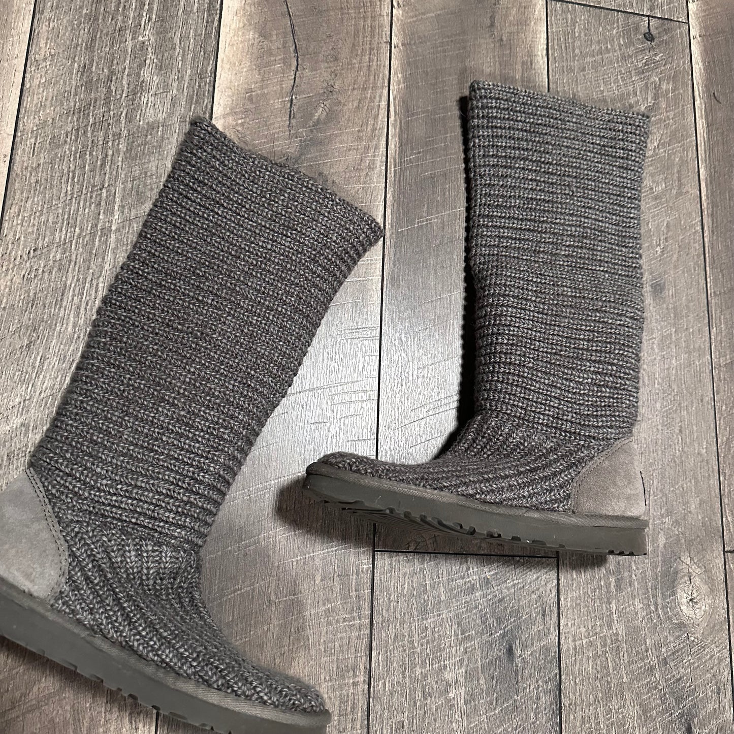 UGG Classic Cardy Cable Knit Boots