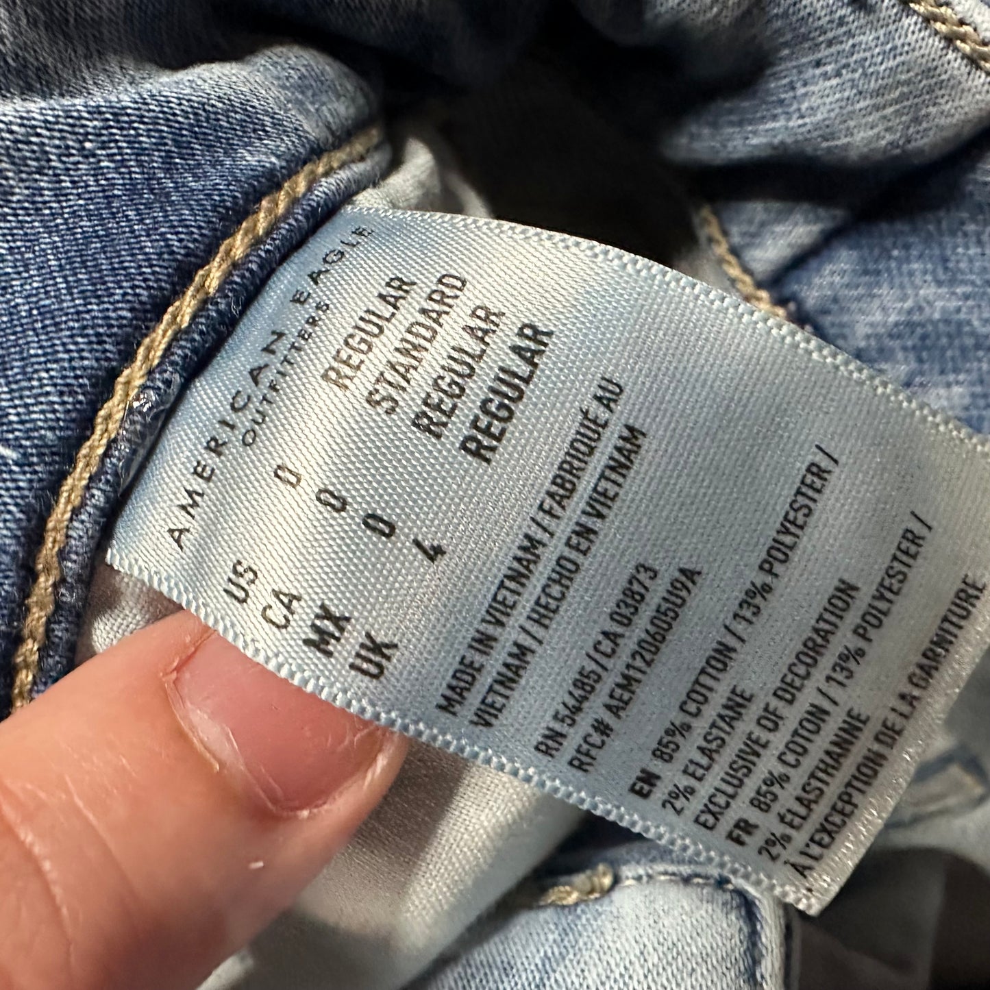 American Eagle Super Hi Rise Jeggings