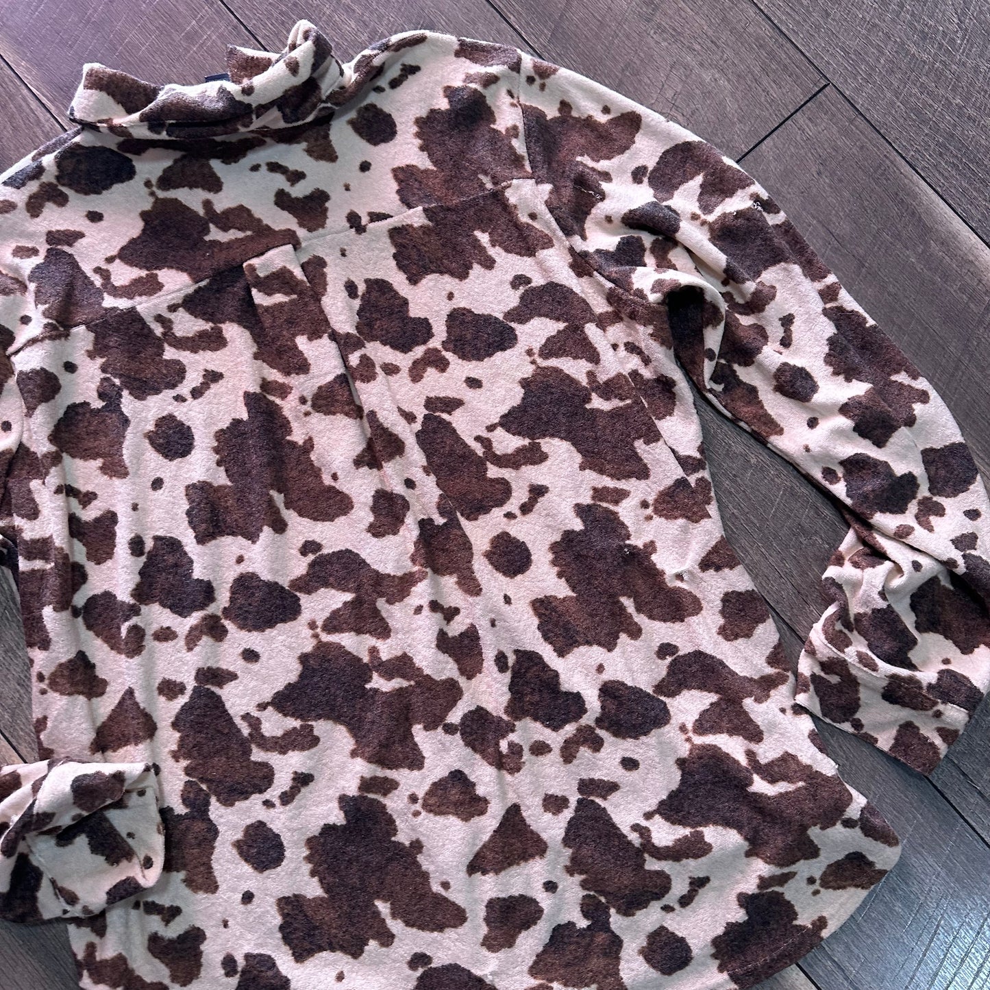Daytrip Cow Print Super Soft Button Down