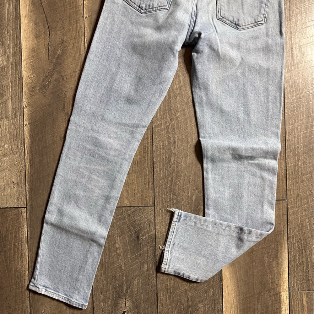 AGOLDE Toni Mid Rise Straight Leg Jeans