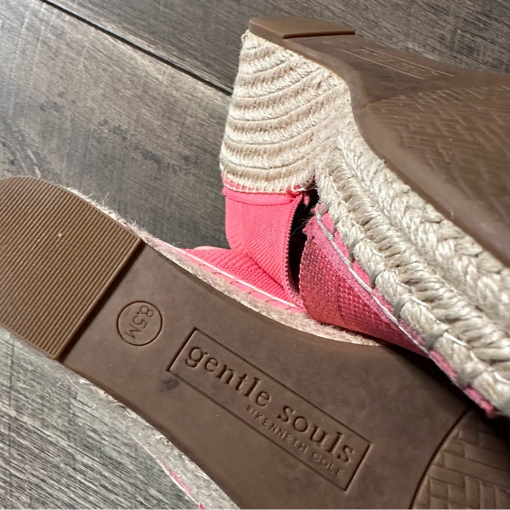 Gentle Souls Espadrille Wedge Sandals