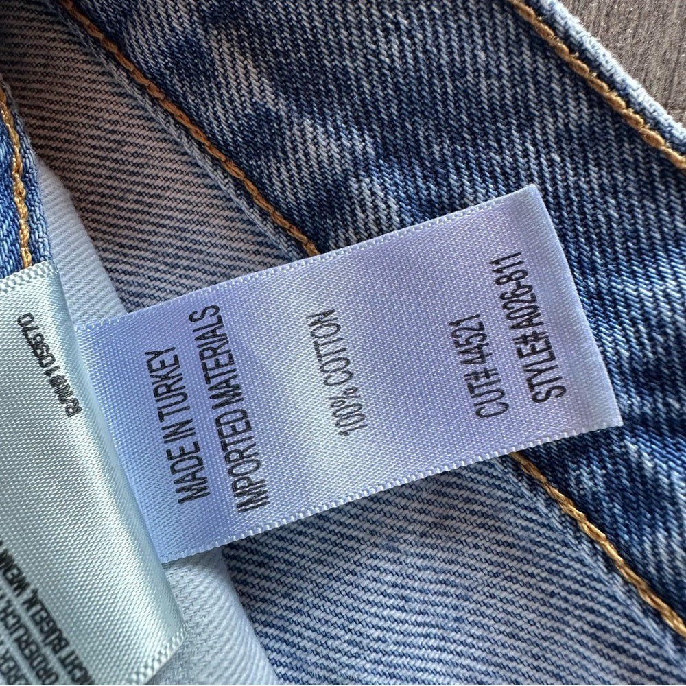 Agolde Parker Vintage Cut Off Denim Shorts