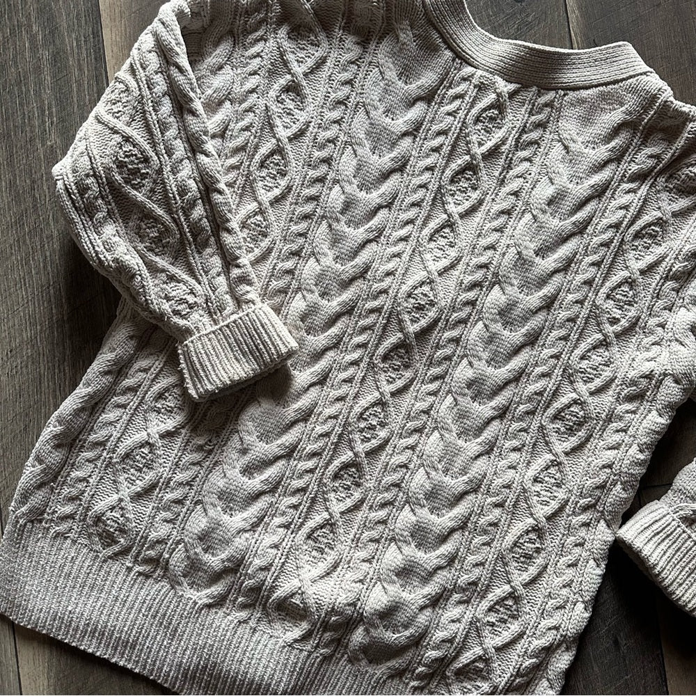 Abercrombie & Fitch Cozy Knit Button Down Sweater