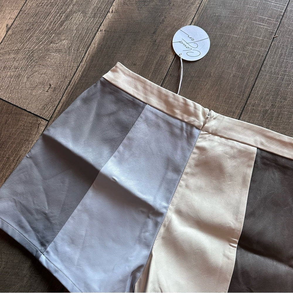 Cloud Ten Faux Leather Shorts