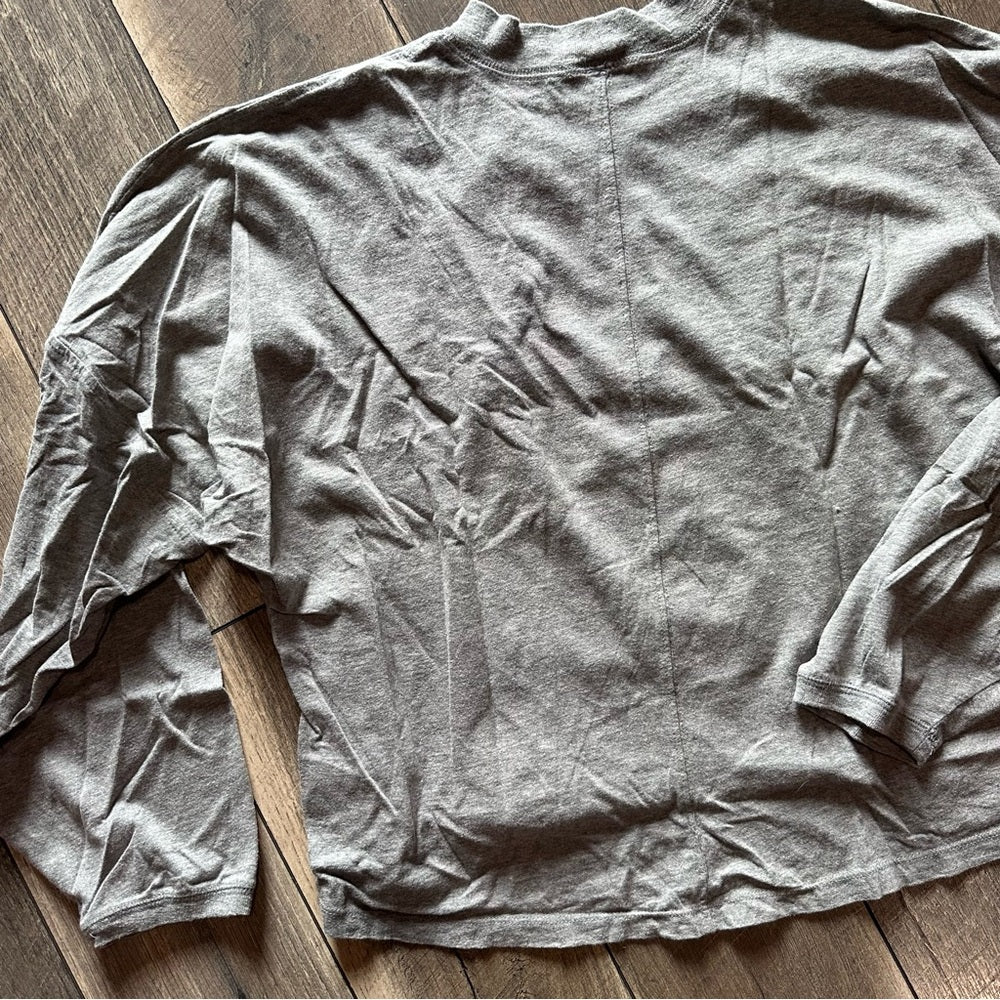 Aerie Grey Long Sleeve Top
