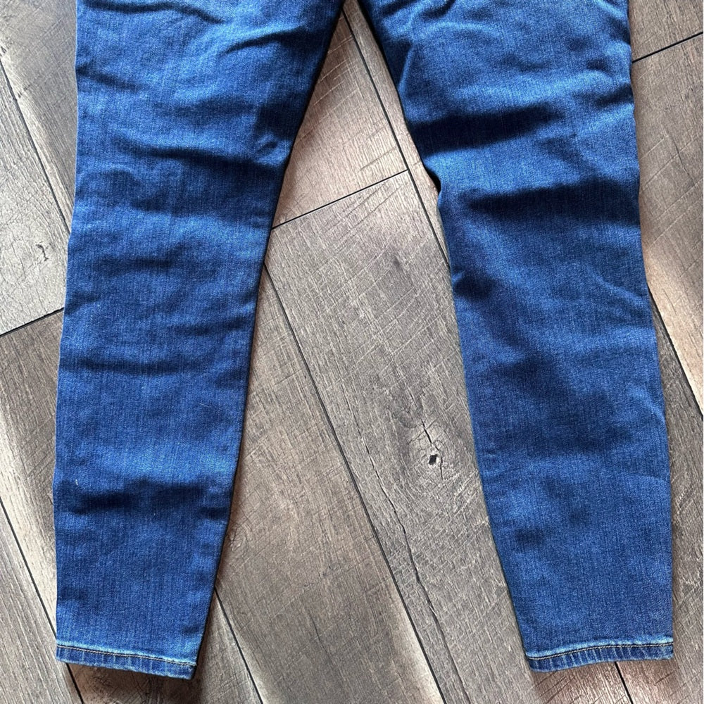 Judy Blue Plaid Distressed Skinny Jeans