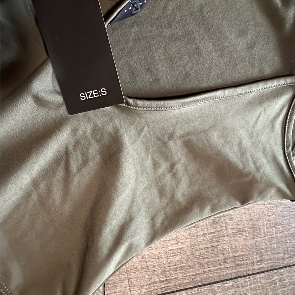 21 Saints Olive Bodysuit