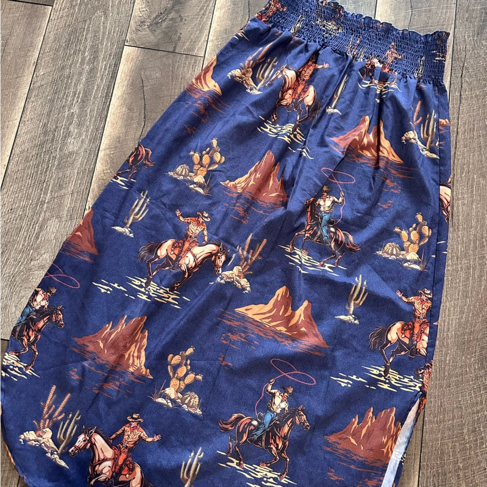 Avery Apparel Co. Western Midi Skirt