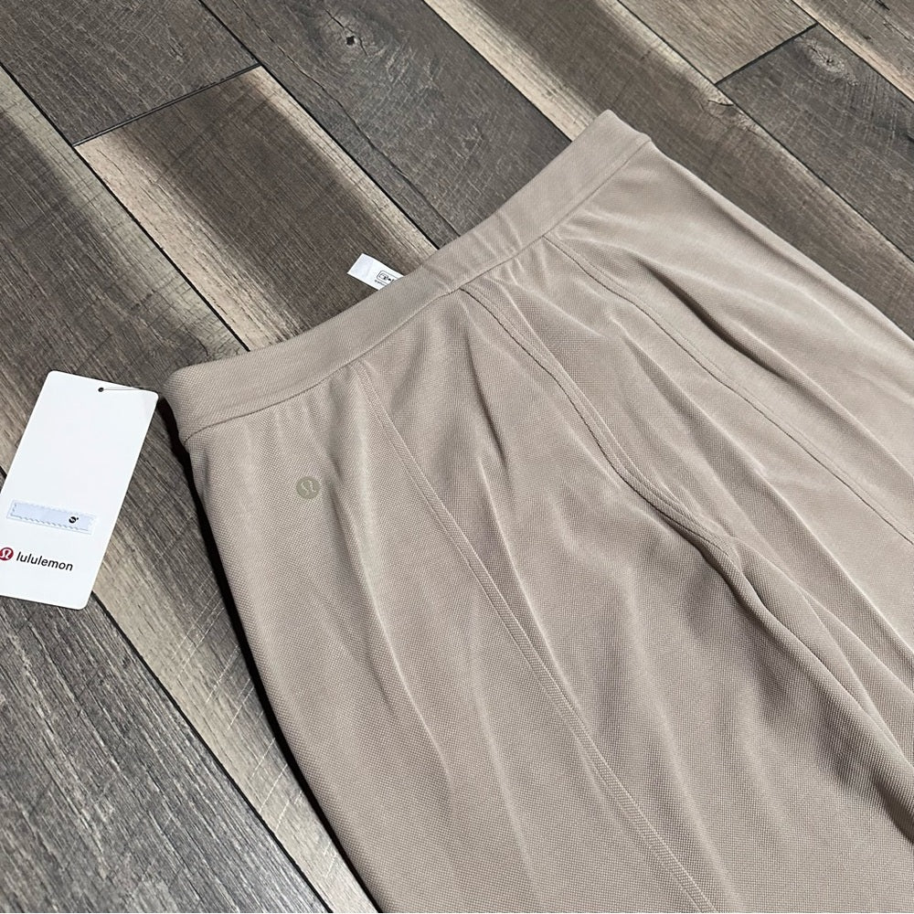 Lululemon Softstreme High-Rise Wide-Leg Pique Pant *Regular