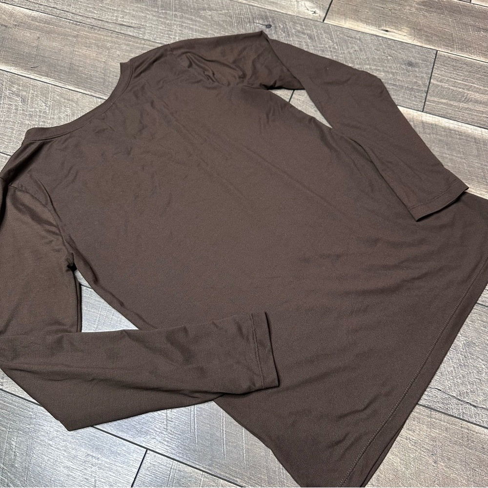 Zenana Chocolate Brown Buttery Long Sleeve