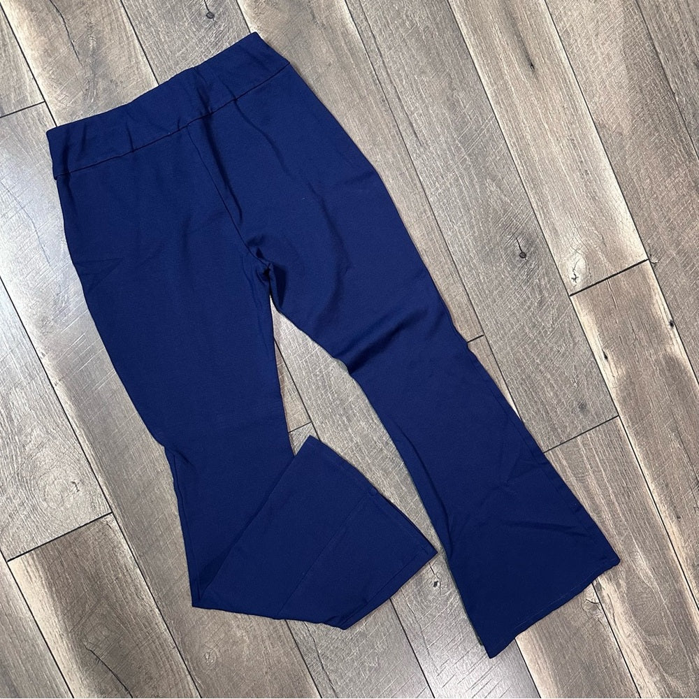 Dear Scarlett Stretchy Blue Flare Pants