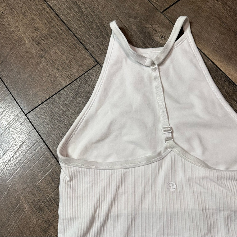 Lululemon Ebb to Street High-Neck Tank Top
White