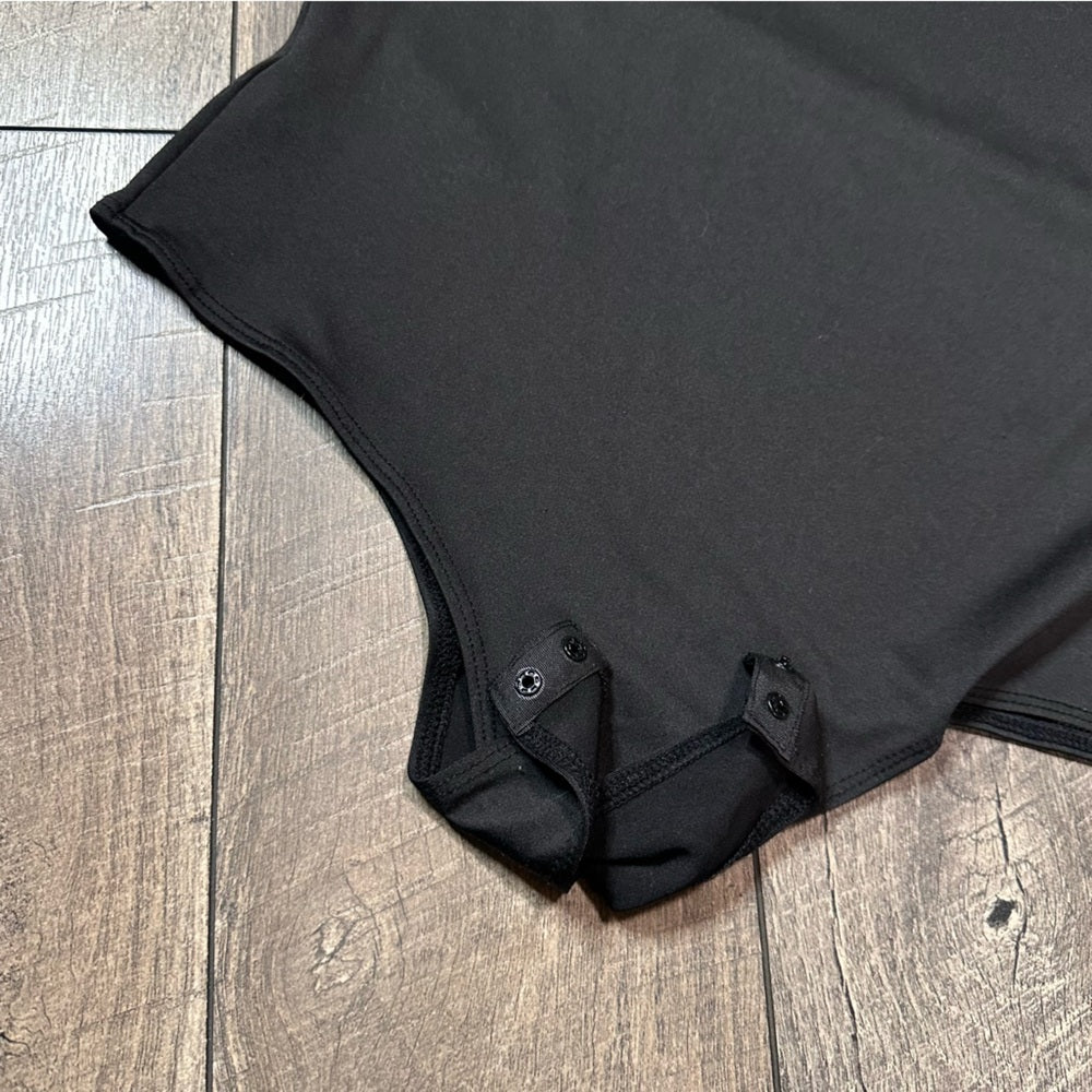 Wearever Black Silky Soft Bodysuit