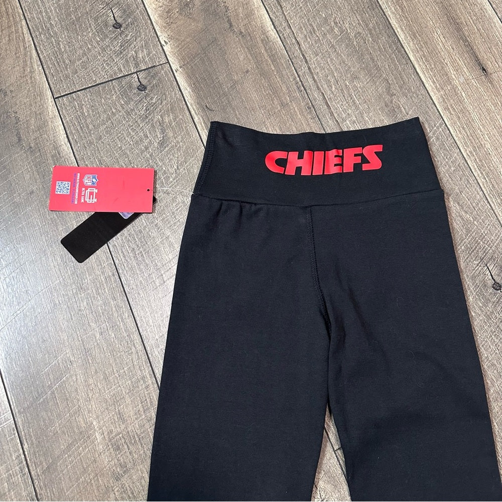 NFL Kancan City Chiefs Crossover Waist Yoga Pants
