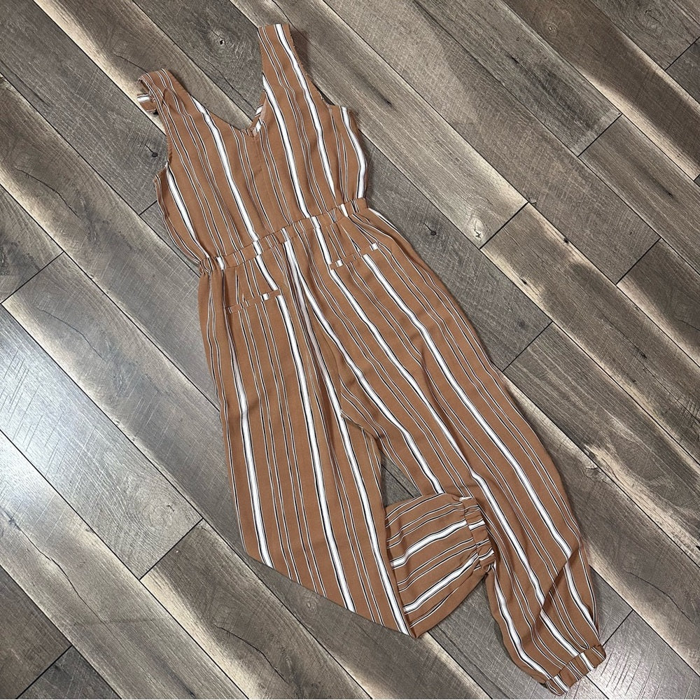 Carly Jean Striped Jumpsuit