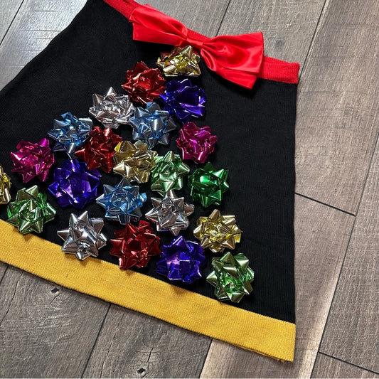 Planet Gold Christmas Skirt
