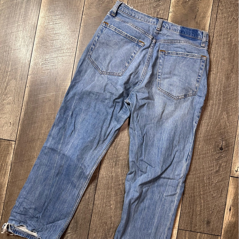 Abercrombie & Fitch Ankle Straight Leg Jeans