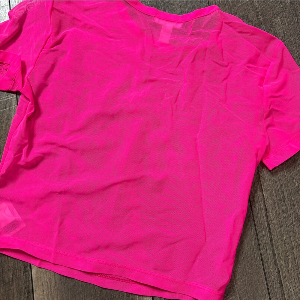 Victoria’s Secret PINK Sheer Crop Top