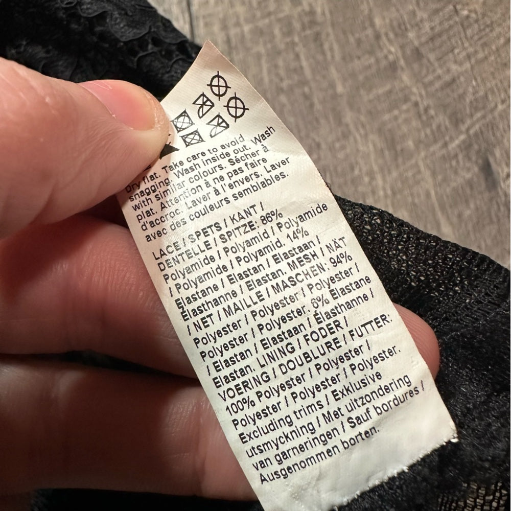 River Island Sheer Lace Bodysuit