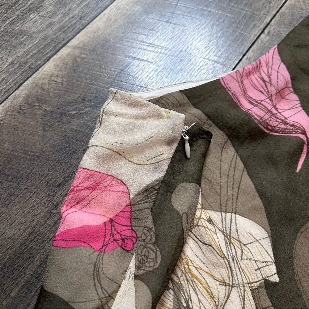 Ellen Tracy Silk Skirt