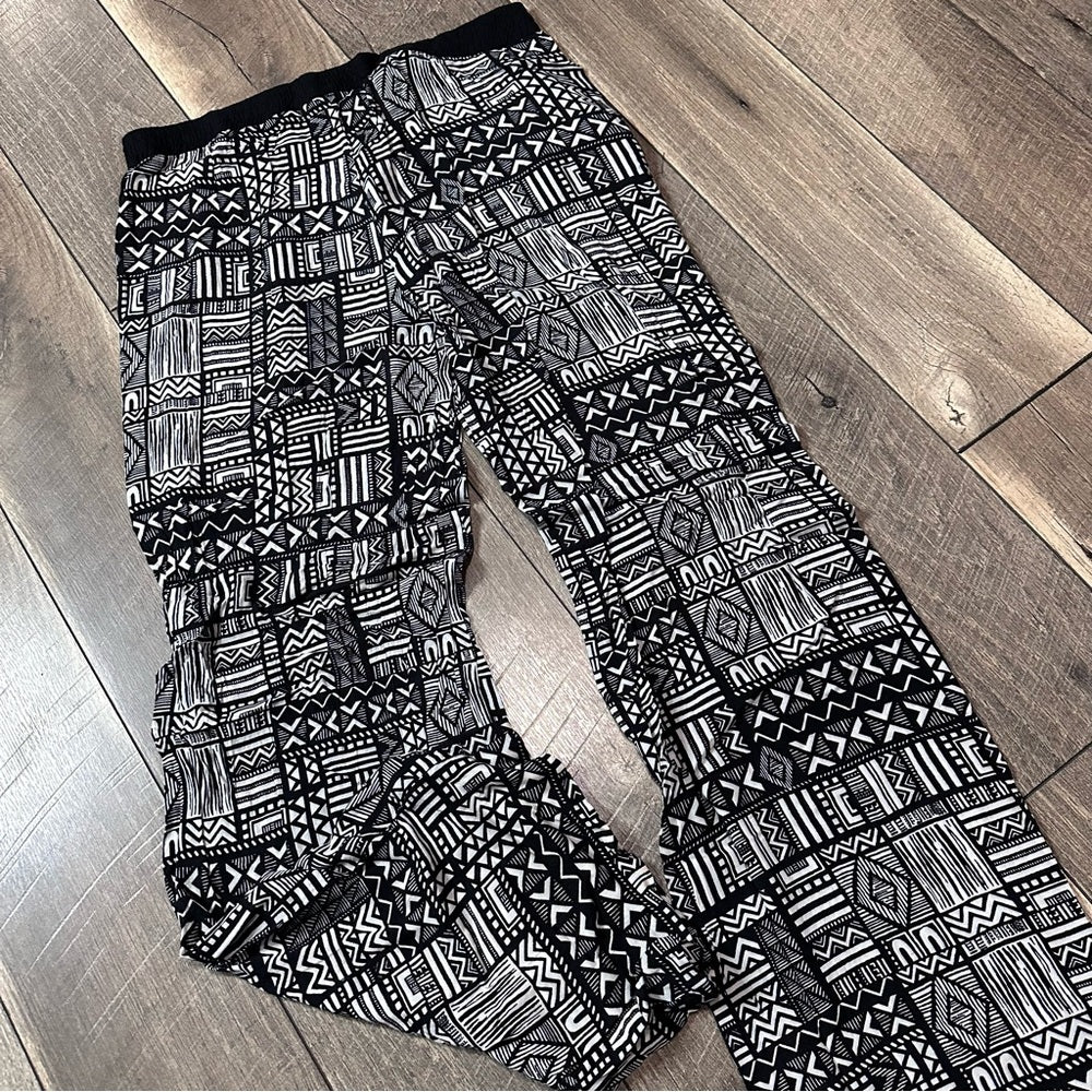 Sanctuary Aztec Rayon Wide Leg Pants