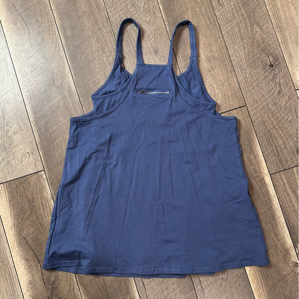 Unbranded Blue Activewear Romper Dress