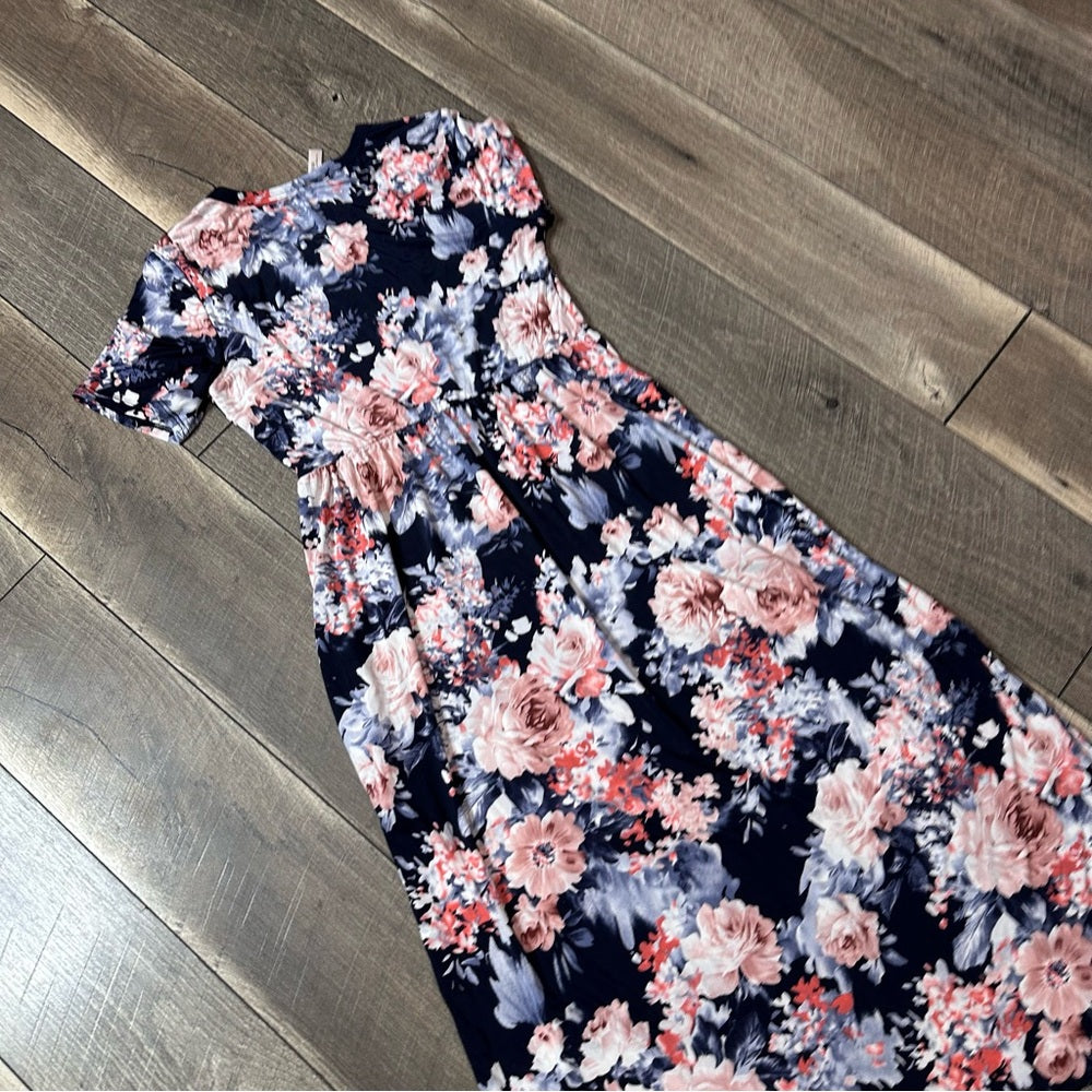 Jardin by Macris Floral Midi Dress