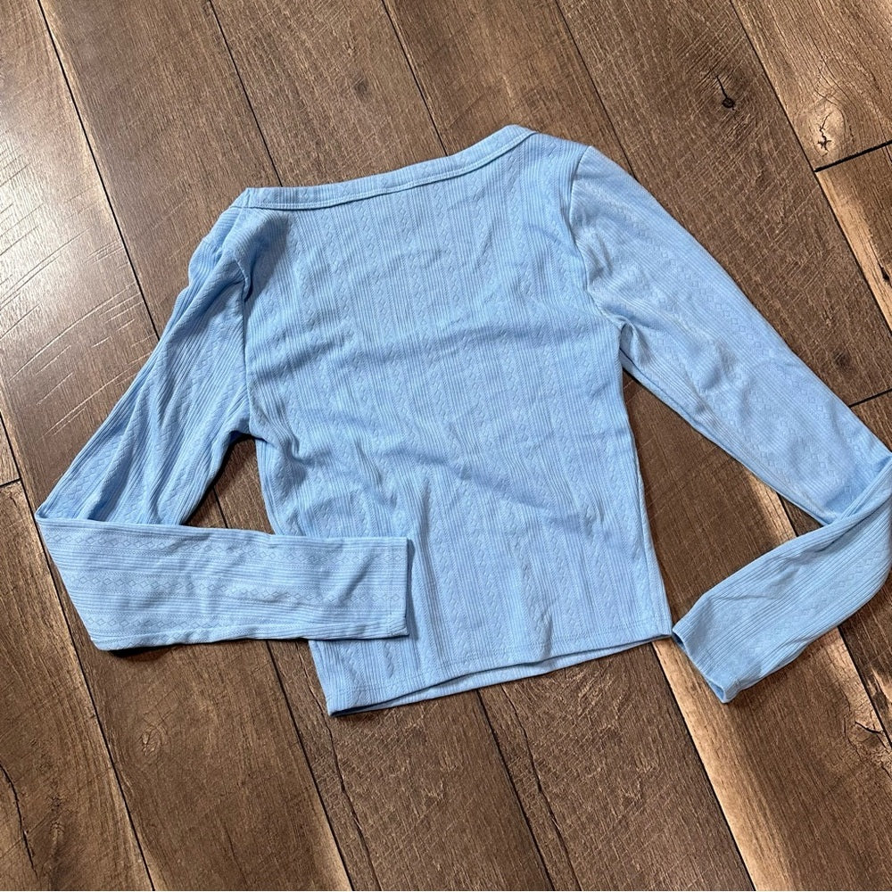 Wild Fable Soft Long Sleeve Crop Top
