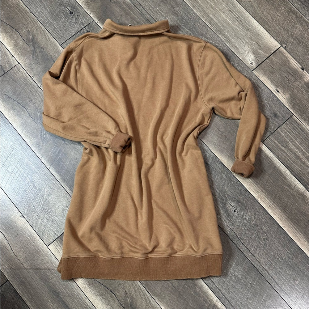 Grade & Gather Collared V Neck Dress
