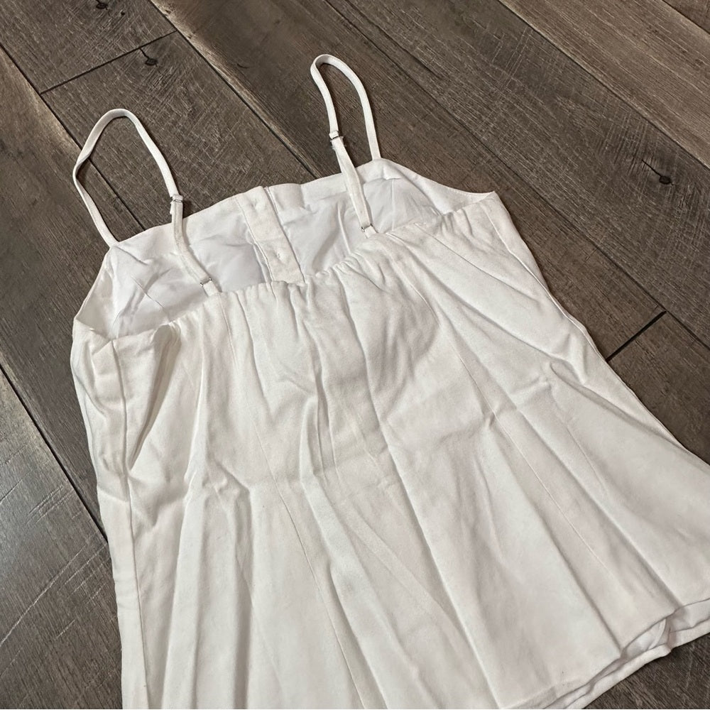 The Workshop Button Front Tank Top