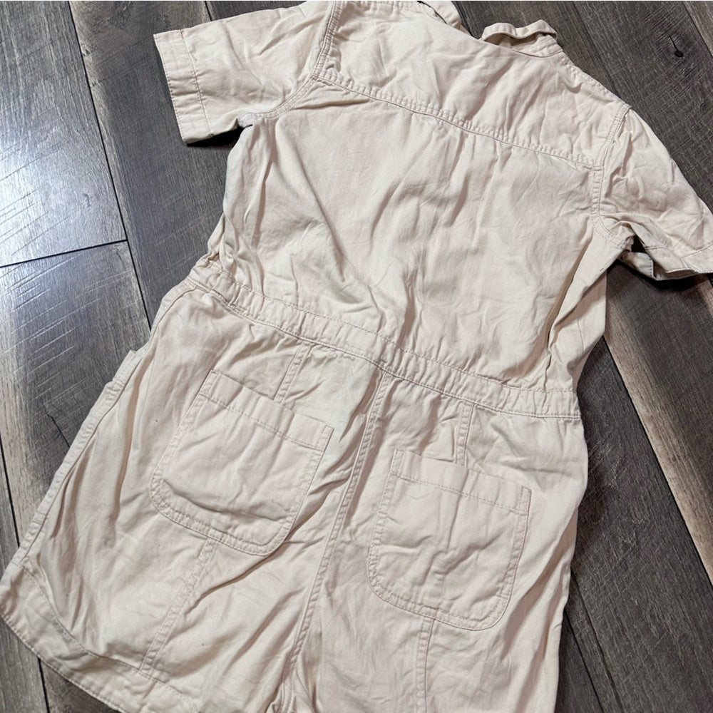 Old Navy Short Sleeve Button Front Romper