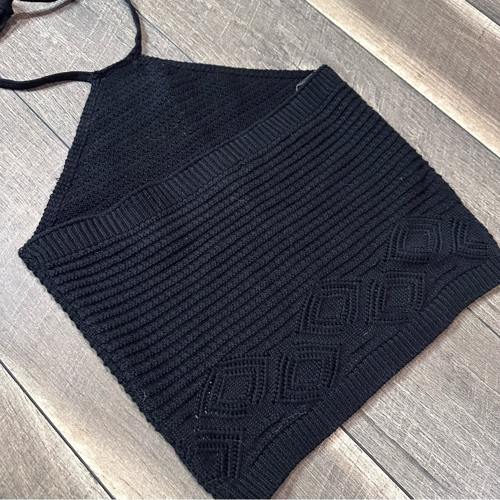 Becool Hi Neck Knit Tank Top