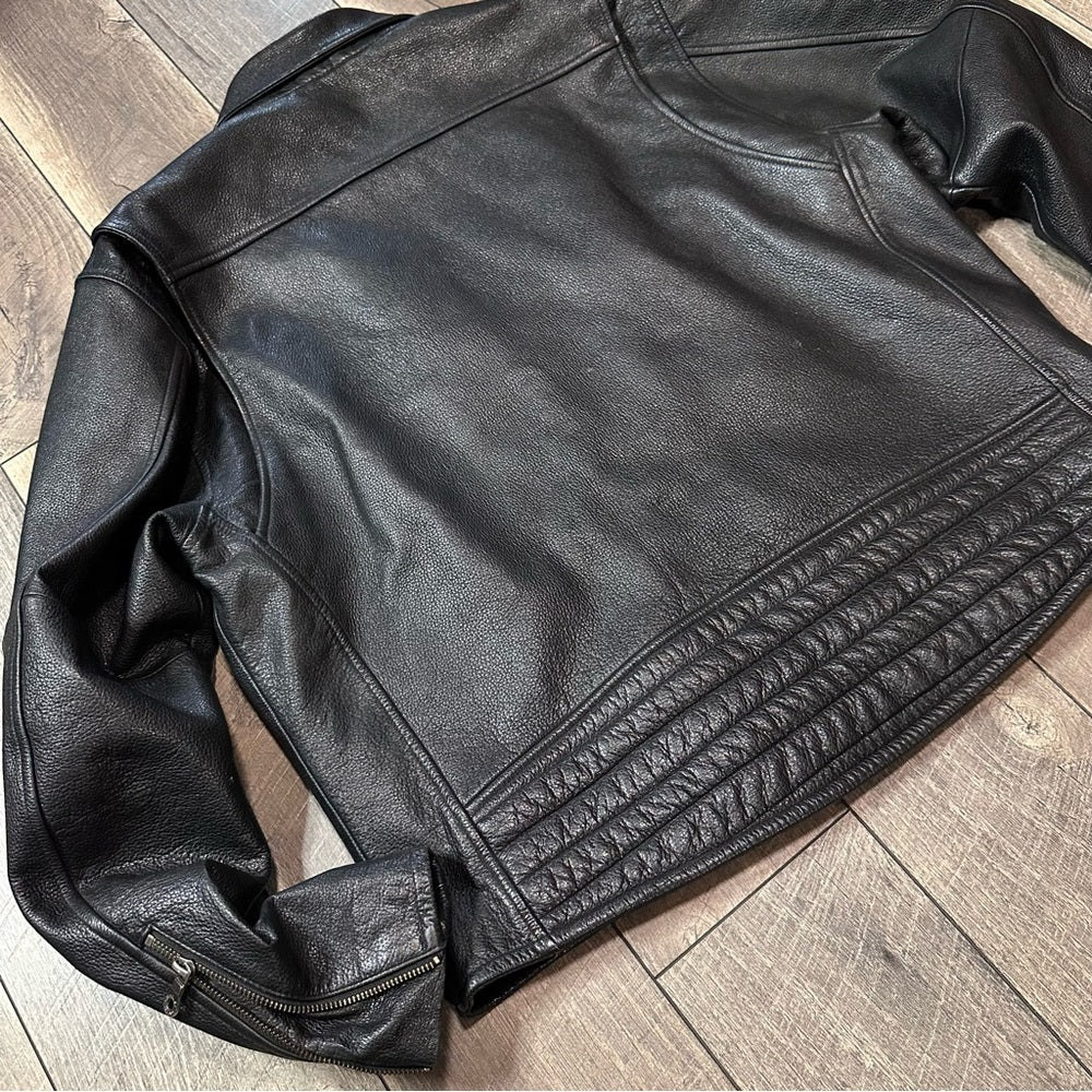 Vintage Harley-Davidson Leather Motorcycle Jacket