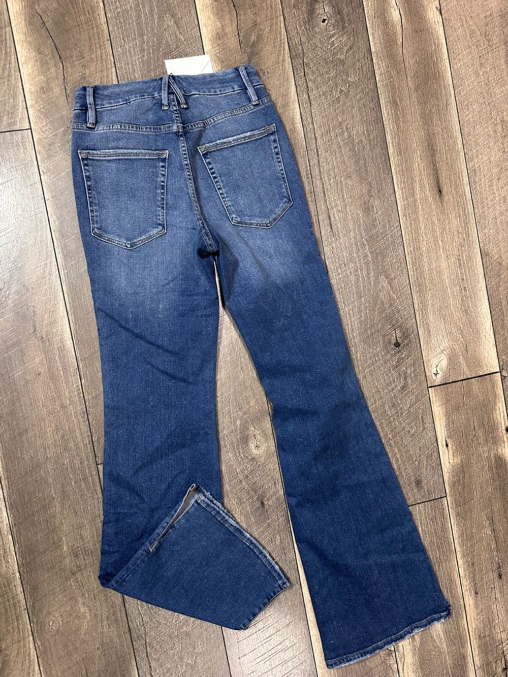 Good American Good Flare Split Hem Jeans