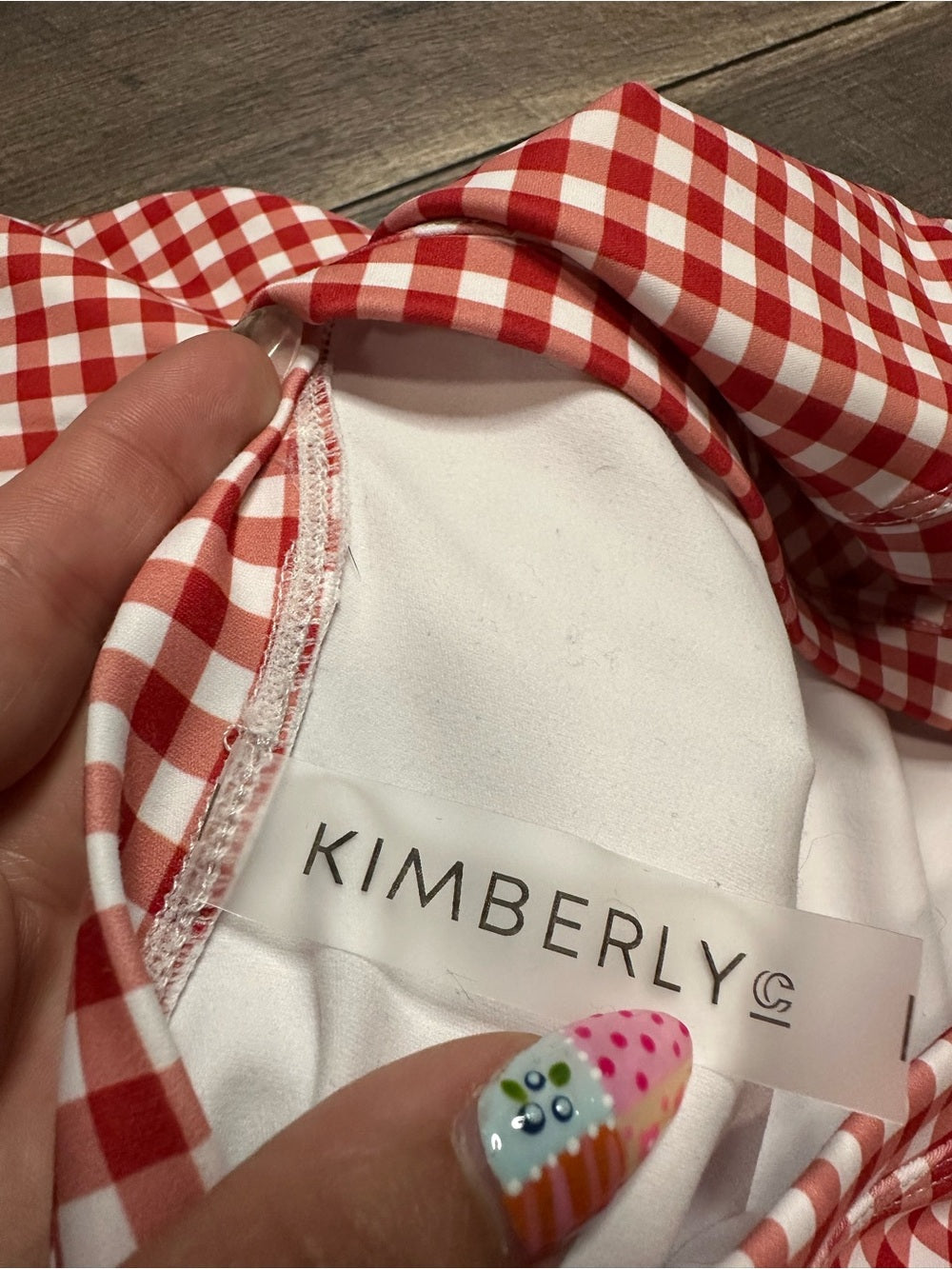 Kimberly C Plaid Tie Waist Romper