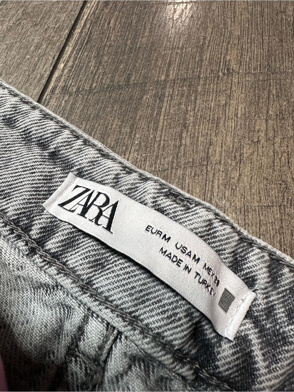 Zara Beaded Denim Skirt