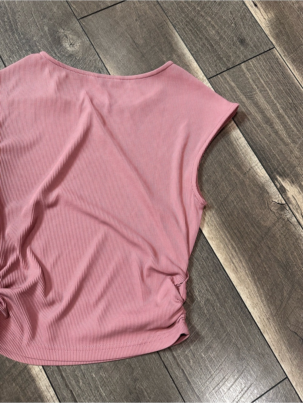 Pretty Garden Ribbed Top