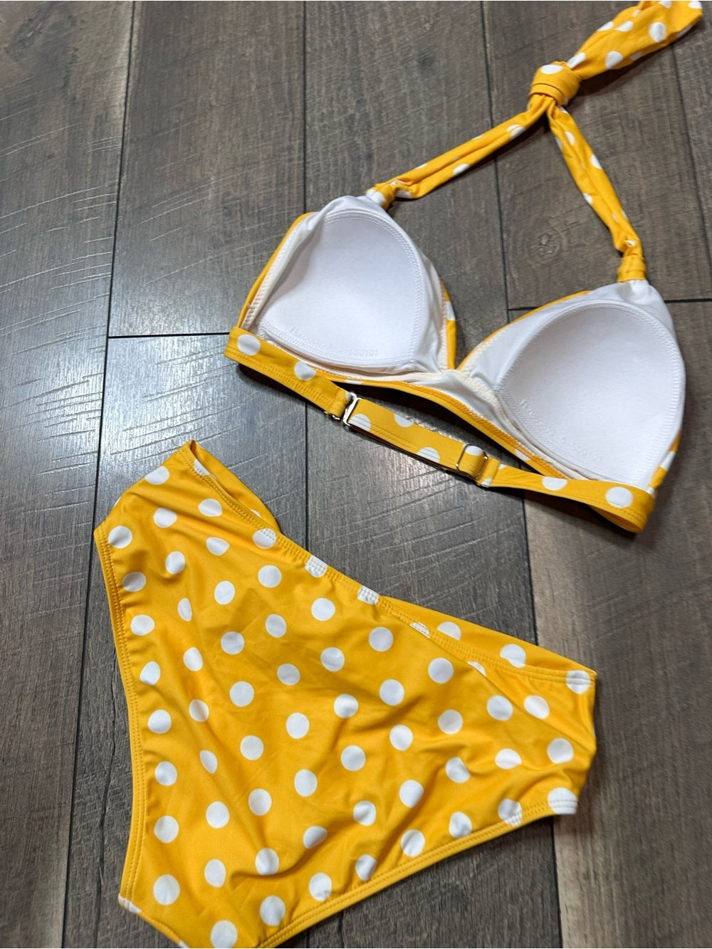Younique Yellow Polka Dot Bikini