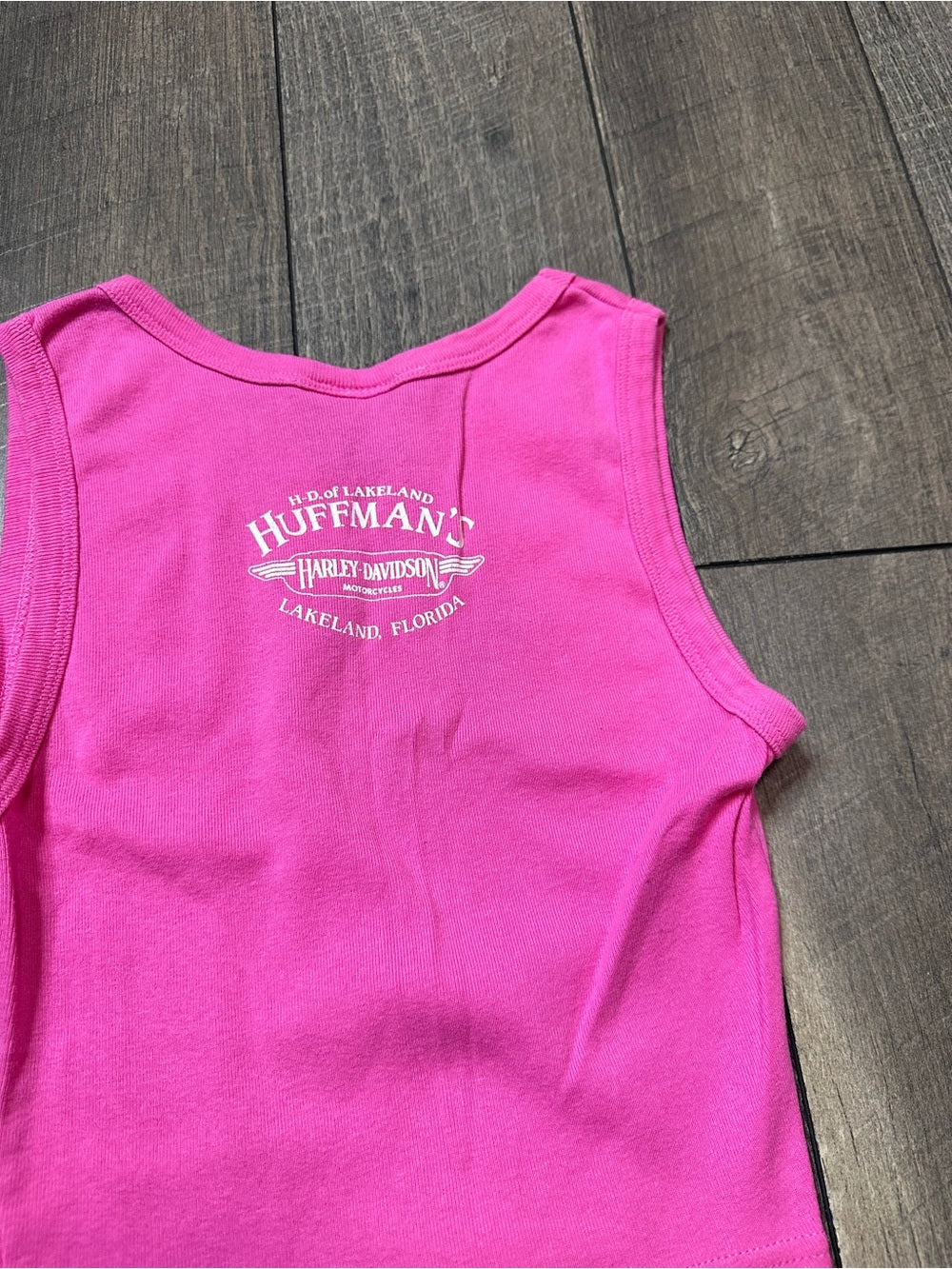Harley-Davidson Crop Ribbed Tank Top