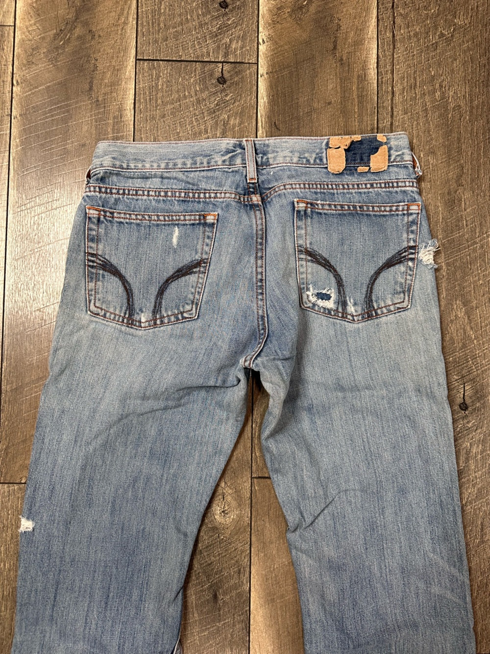 Y2K Hollister Low Rise Distressed Jeans