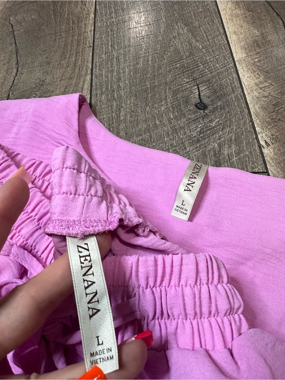 Zenana 2pc Shorts Set