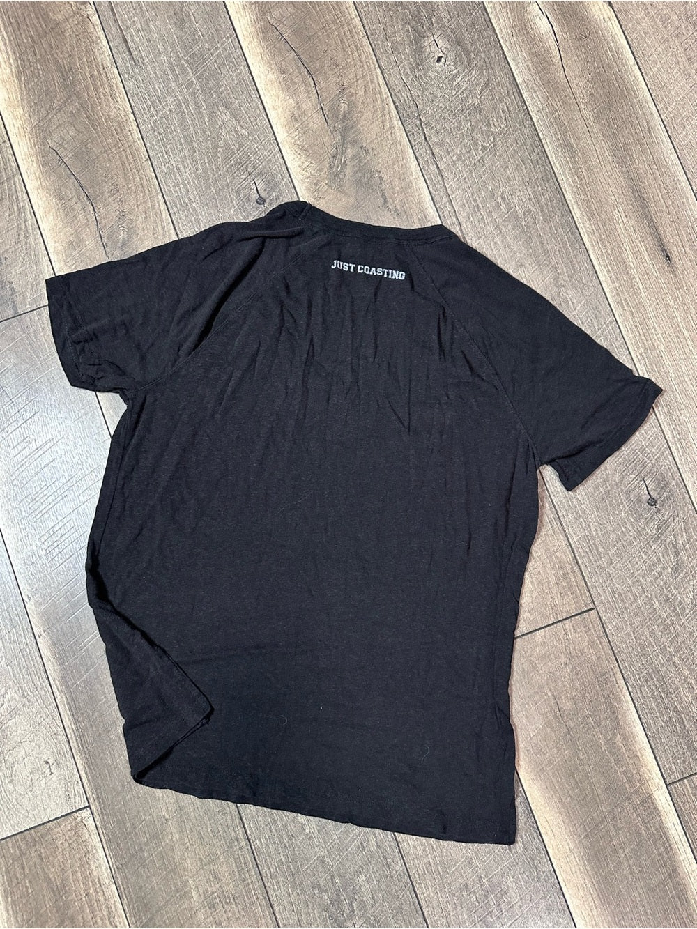 Aerie Offline Black V Neck Short Sleeve Top