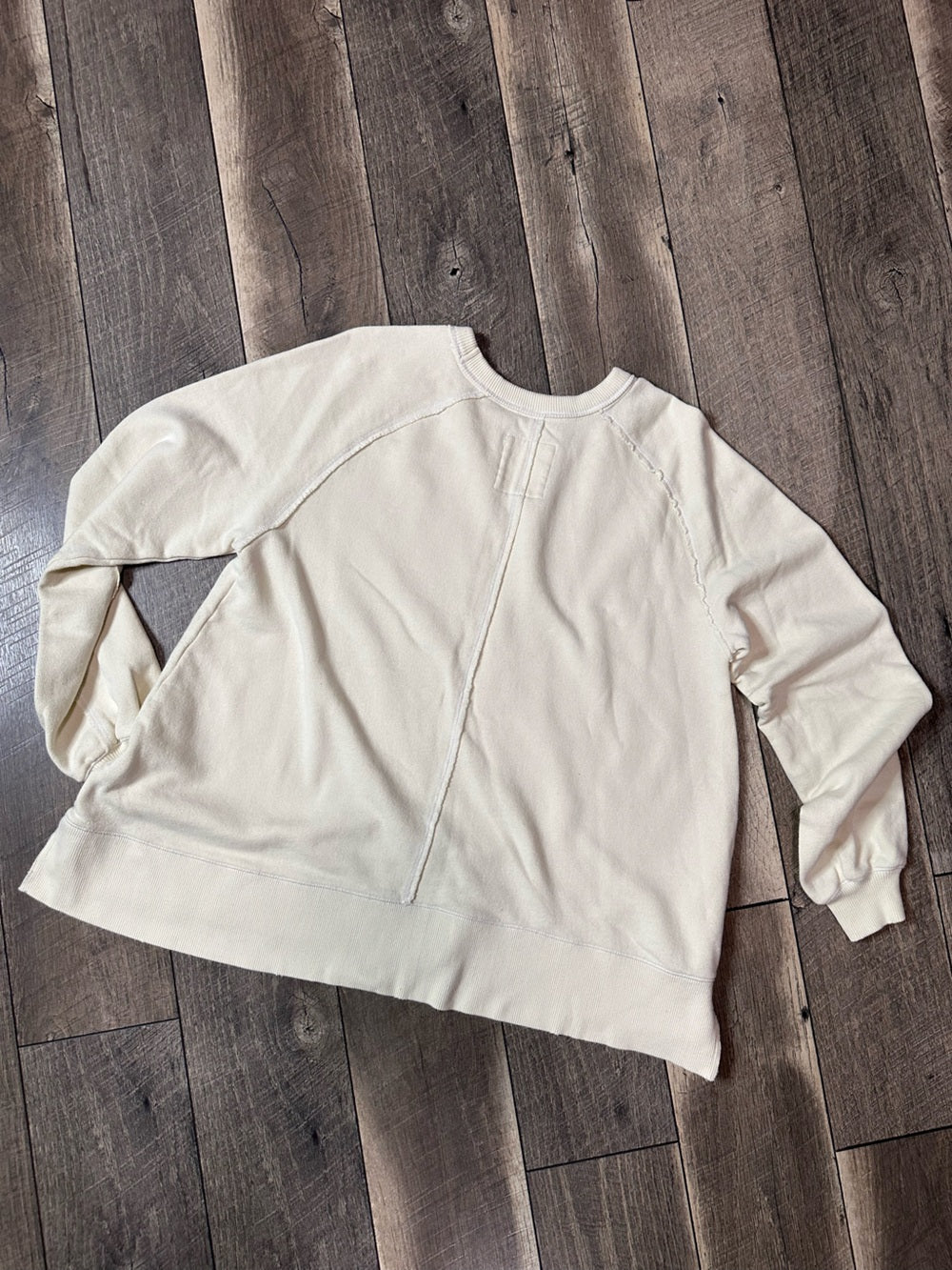 Aerie Butter Yellow Oversized Crewneck Pullover