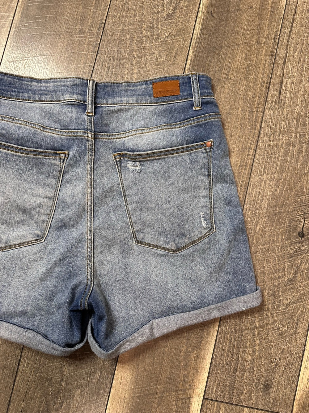 Judy Blue Roll Hem Denim Shorts