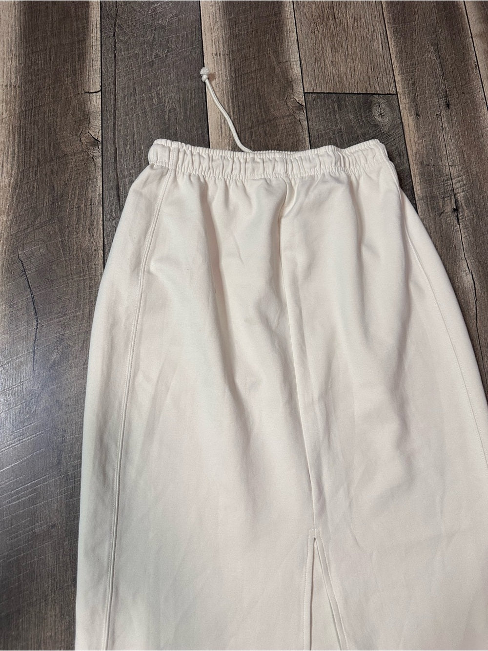 Zara Cream Midi Skirt