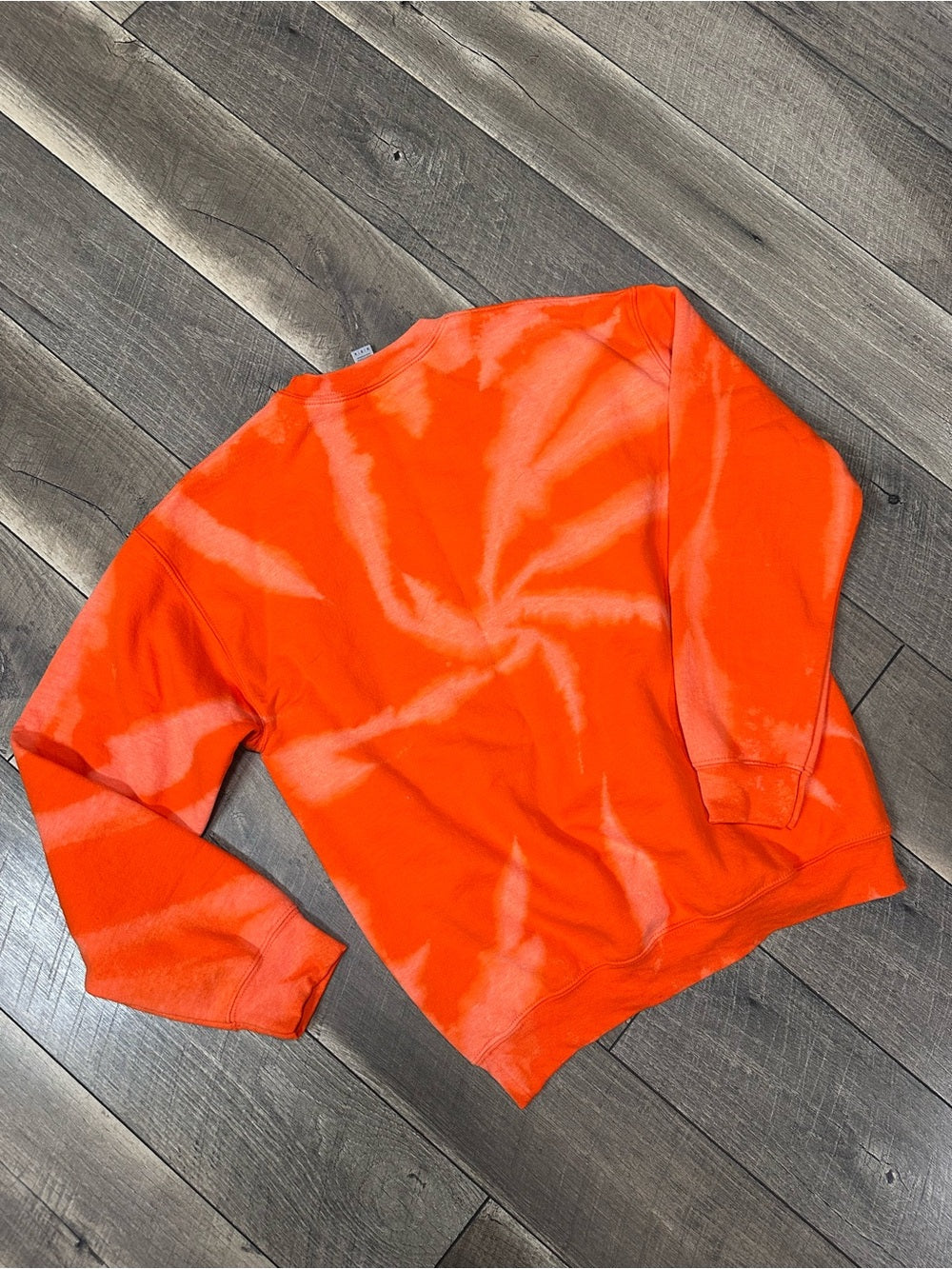 Gildan Pumpkin Tie Dye Crewneck