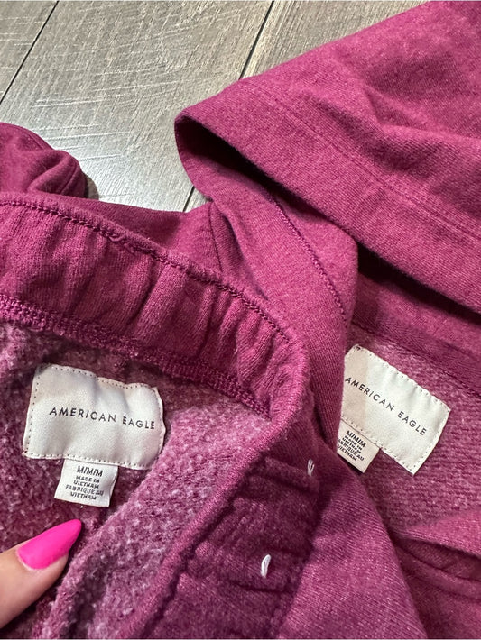 American Eagle Fleece Lounge Set