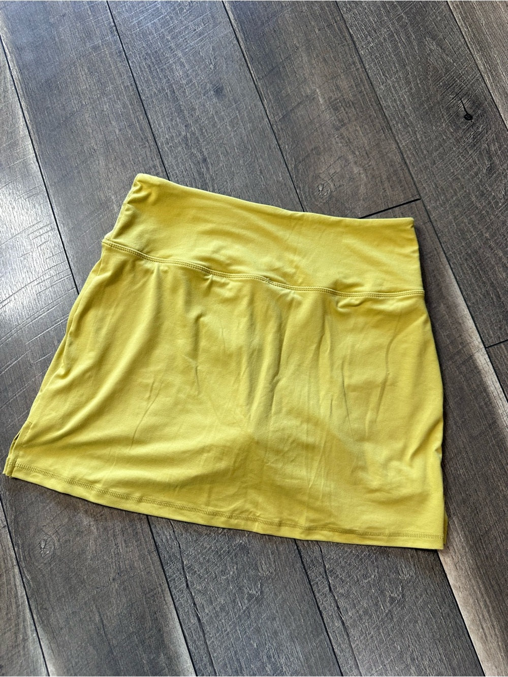 Boutique Mustard Buttery Soft Skort