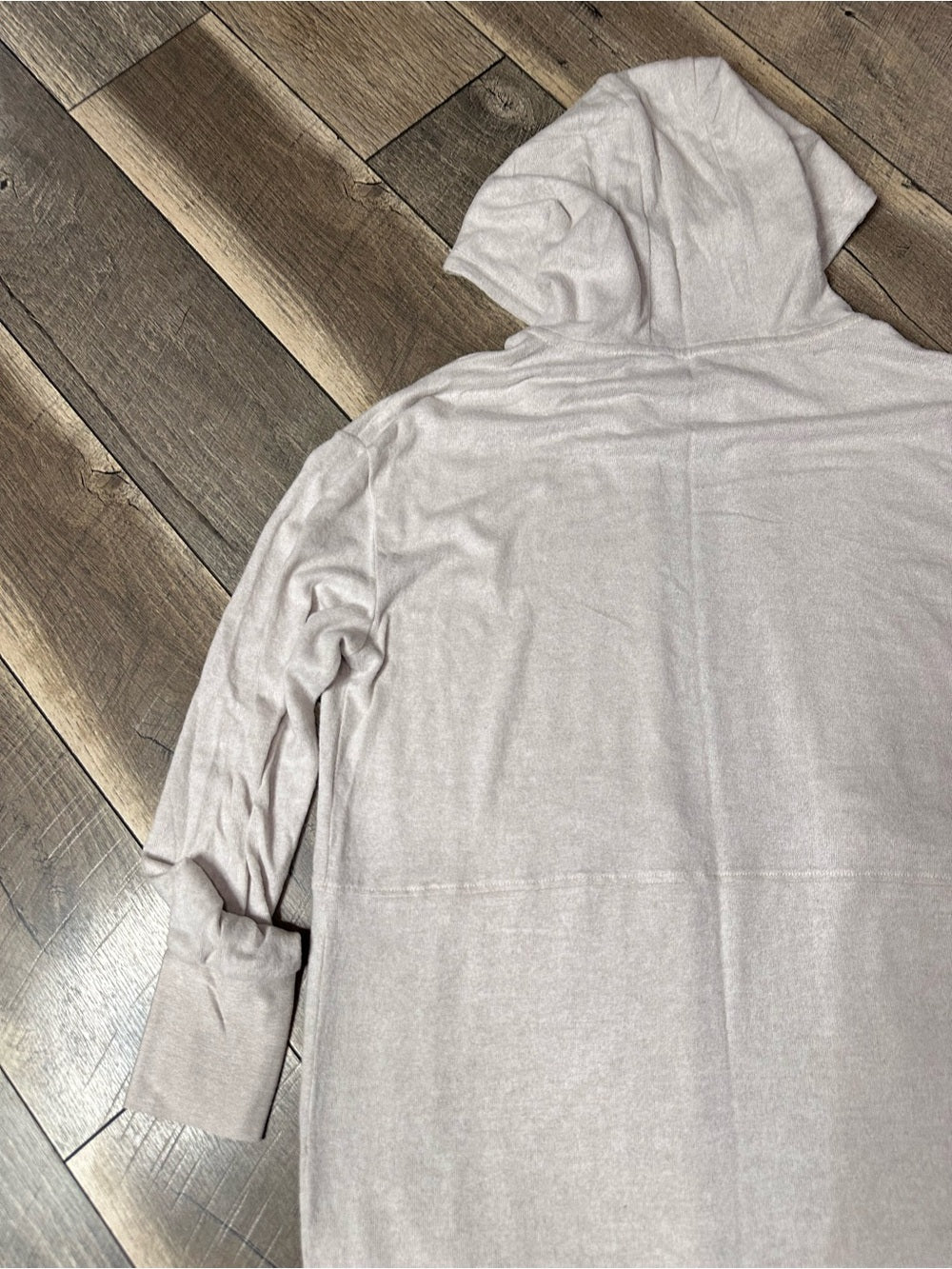 Mono B Hooded Cozy Open Cardigan