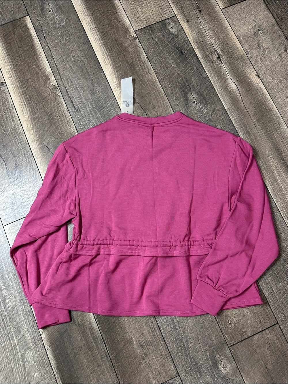 Mono B Buttery Soft Tie Waist Crewneck Pullover